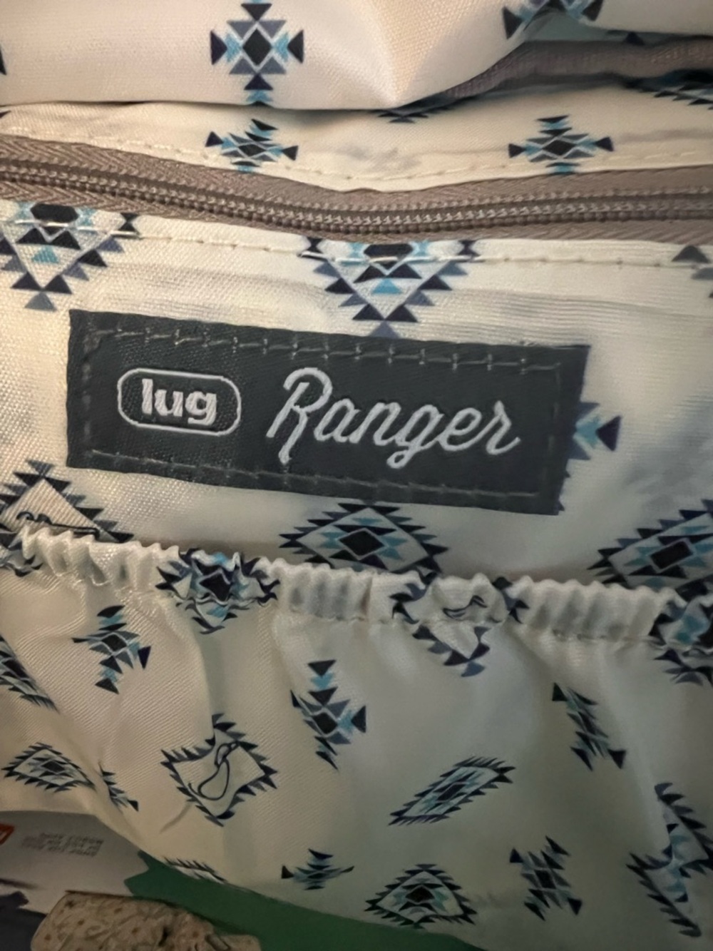 Lug Guild Collection Ranger 2 Bargello Mountains Blue Crossbody - Picture 2 of 3